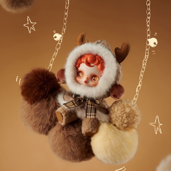 Pop Mart SKULLPANDA Winter Symphony Series Plush - Wanderers Tune - BNIB - Picture 3 of 3